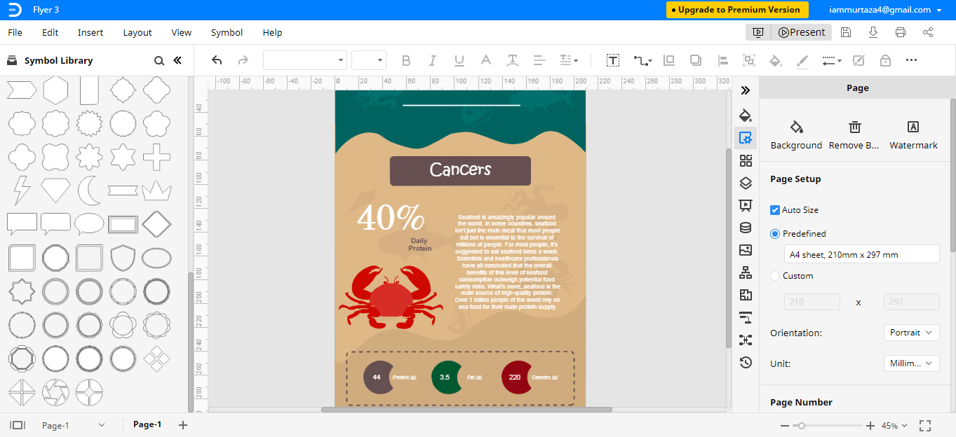 how to create a flyer in word